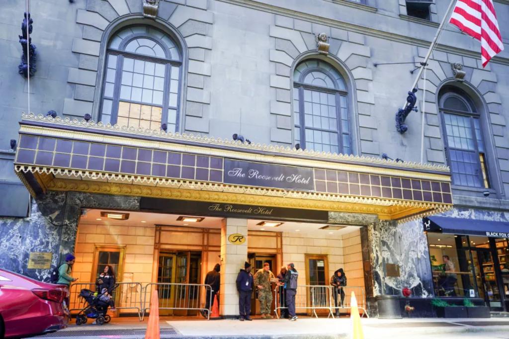As migrants leave the Roosevelt Hotel, the coveted building faces a whole new development