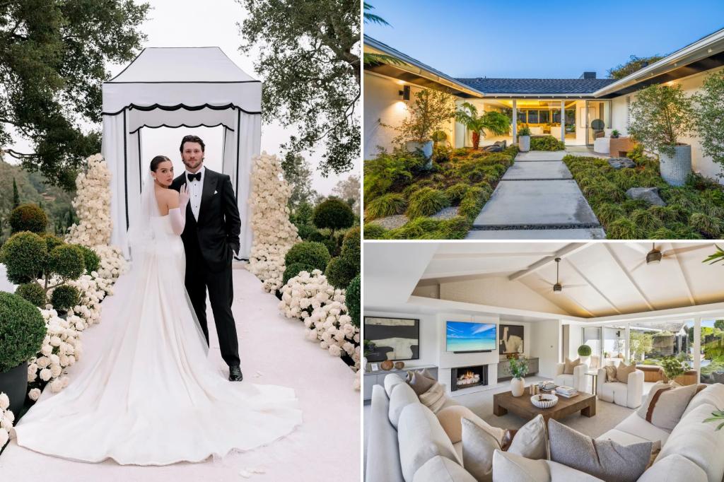Inside the $ 8.5 million Bachelor pillow in California to seduce Allen - now for sale week after getting married to Hailee Steinfeld