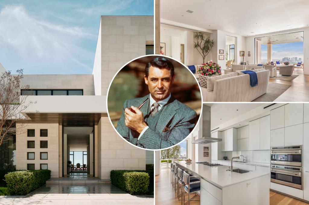 Cary Grant's widow has listed the wealth they allocated for $ 77.5 million - showing a full adjustment